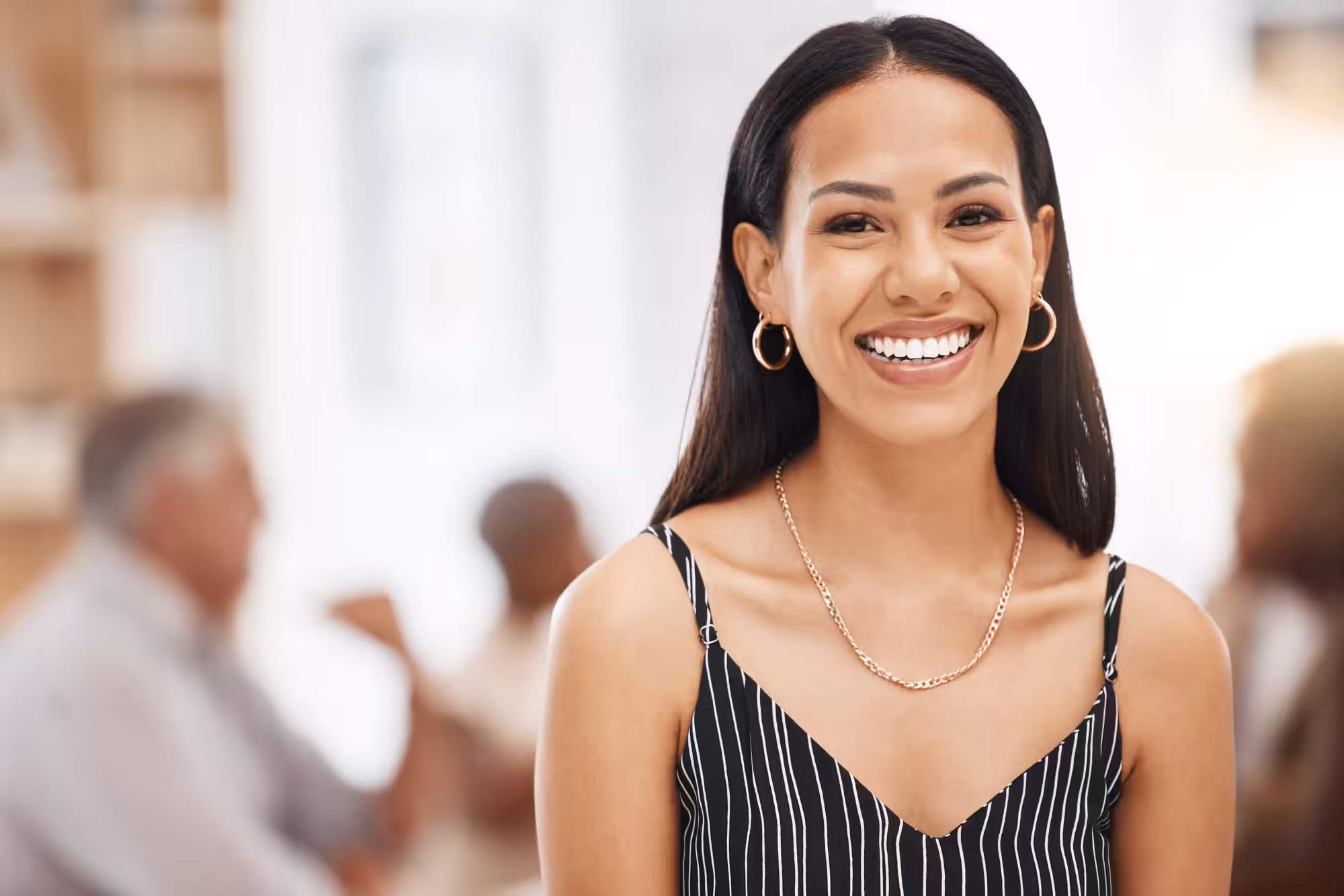 smiling woman smiling woman